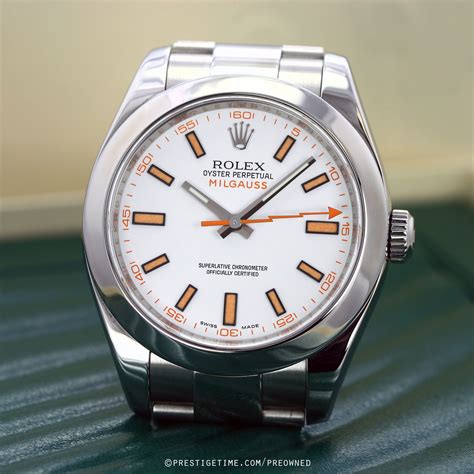 rolex milgauss customized|pre owned milgauss.